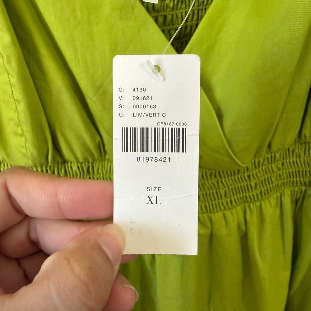 NWT Anthropologie V-Neck Tiered Bubble Hem Dress Sz XL - Picture 8 of 12